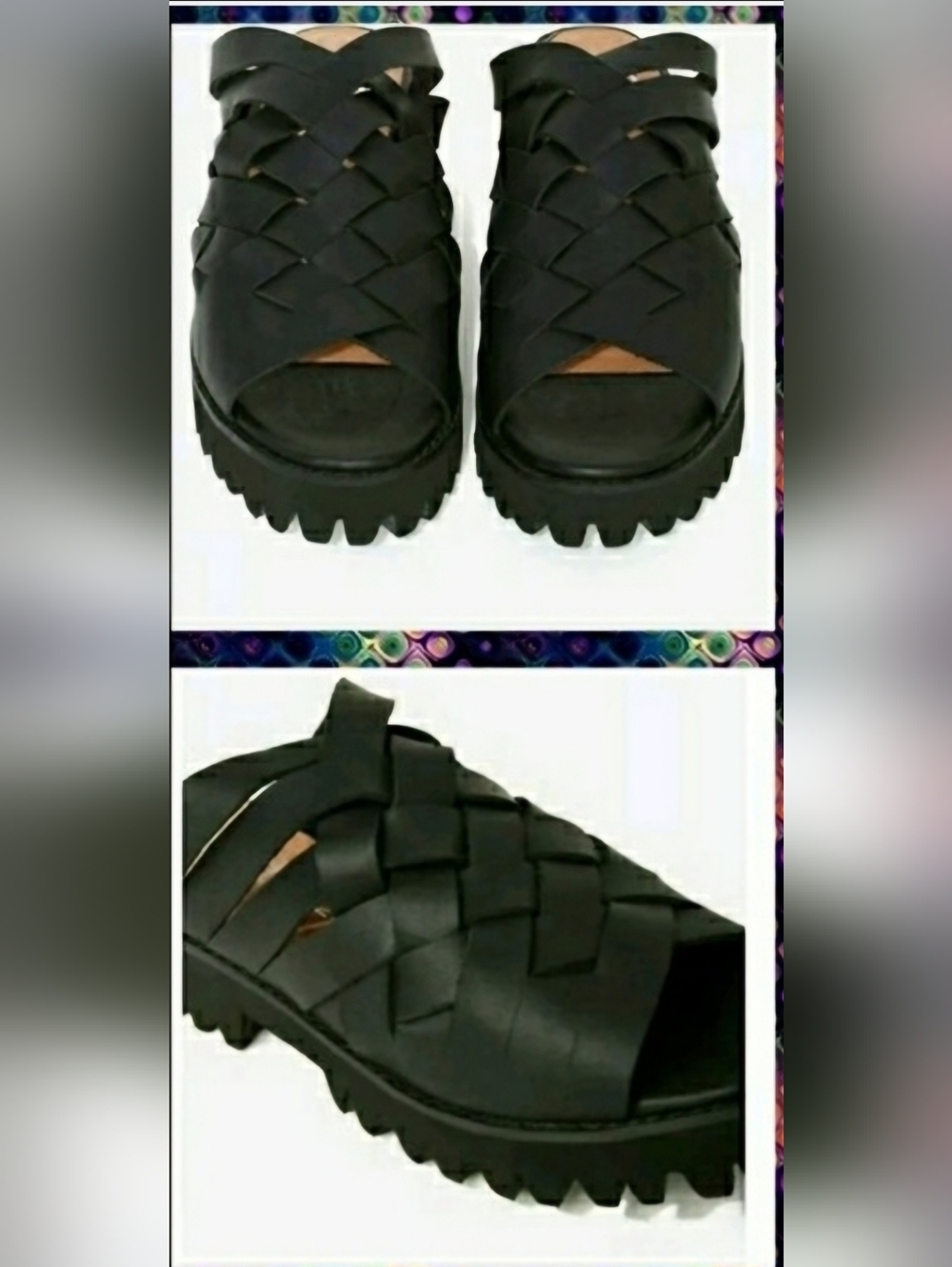 JEFFREY CAMPBELL Estero Lug Sole Slides sandals slip on shoes free people